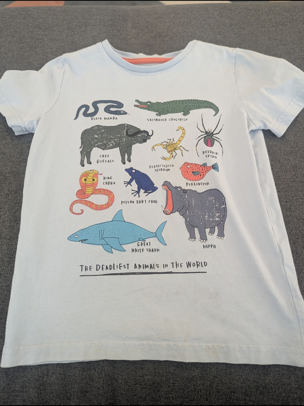 Mini Boden Deadliest Animals Shirt